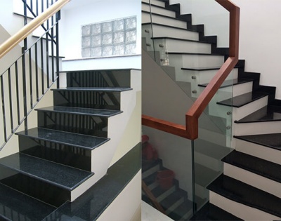 Samples of beautiful marble tiles staircase 2020